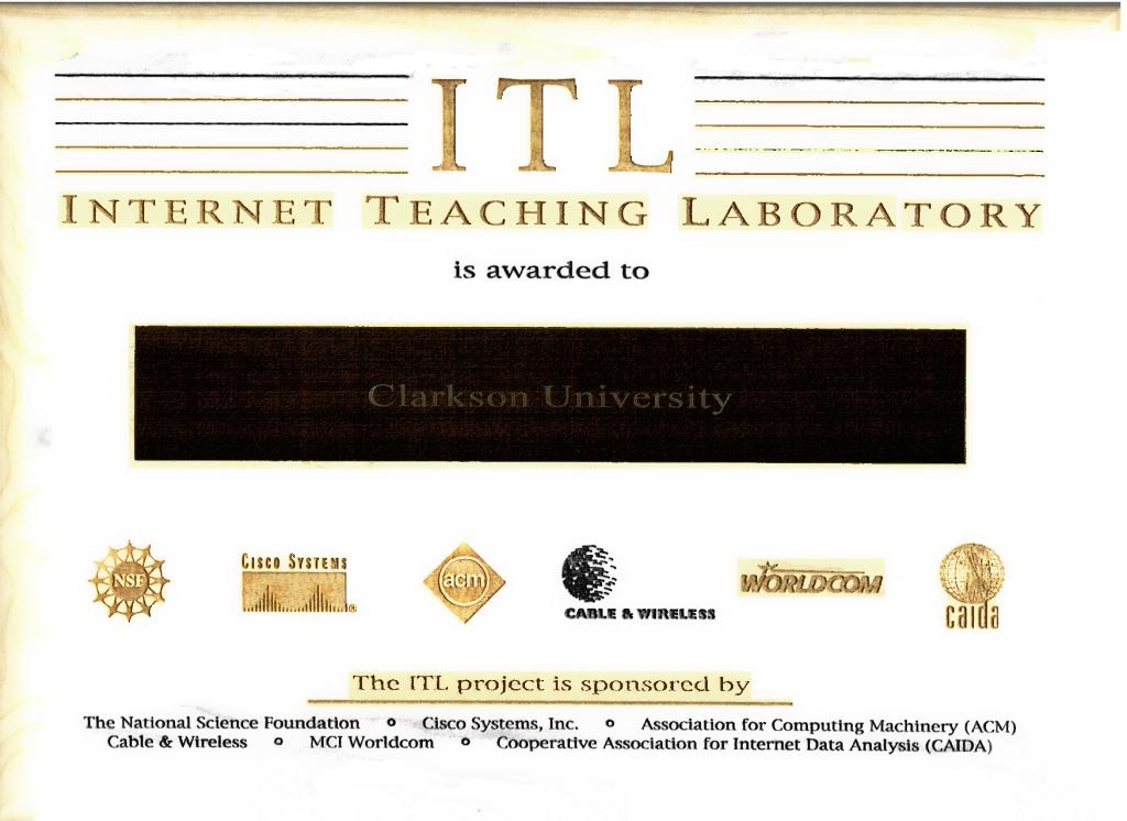 ITL Plaque